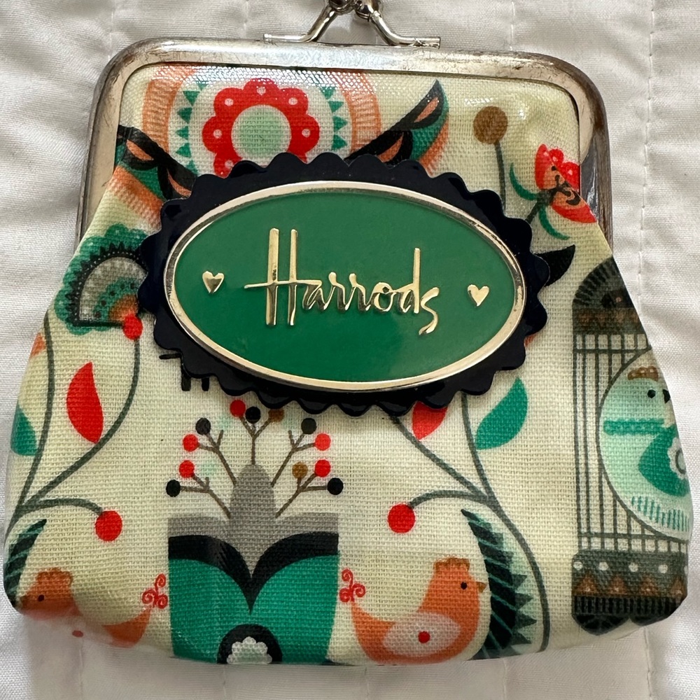 Harrods Floral Coin Purse